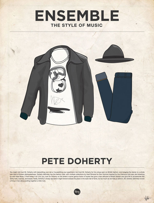 styleofmusic petedoherty Ensemble: The Style of Music (20 Iconic Male Musicians)